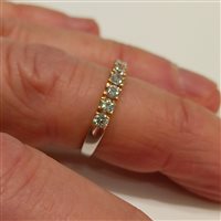 Salzano - Via Montegrappa, 28 - Anello Vidali Gioielli Donna in Oro bianco Zircone ANOR-28-34 - ANOR-28-34